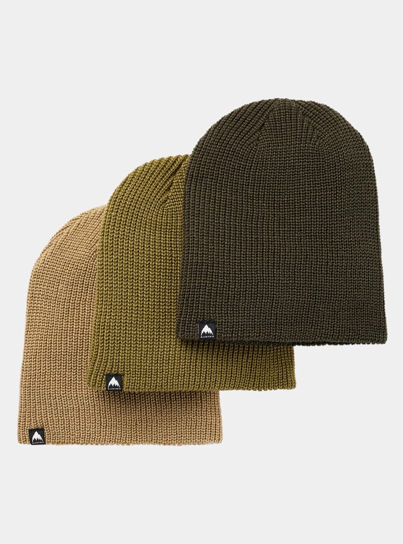 Burton Recycled DND (3 Pack) Čiapky Detske Tmavo Zelene Hnedožltý Olivovo Zelená | 27946-GAZV
