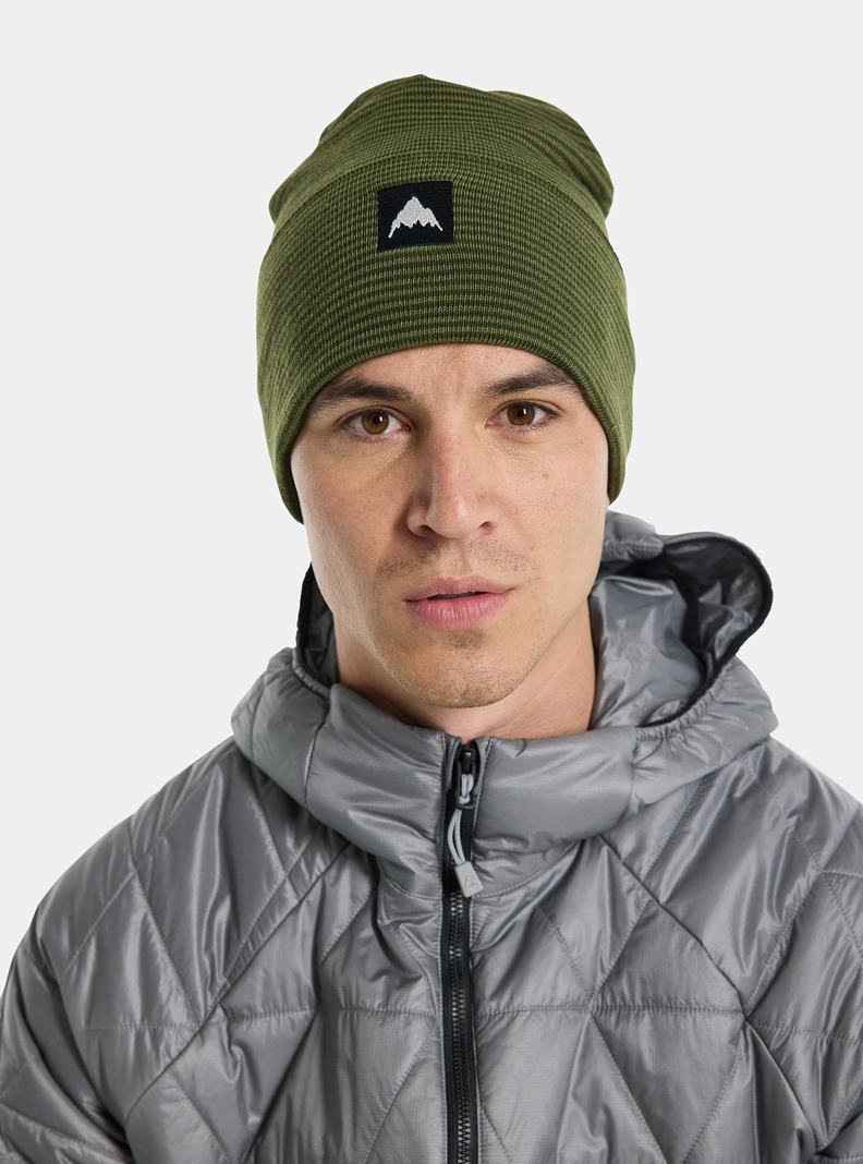 Burton Recycled Stripe Čiapky Damske Olivovo Zelená | 94527-LSKM