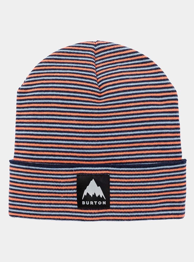 Burton Recycled Stripe Čiapky Detske Modre Oranžové | 51238-OTKQ