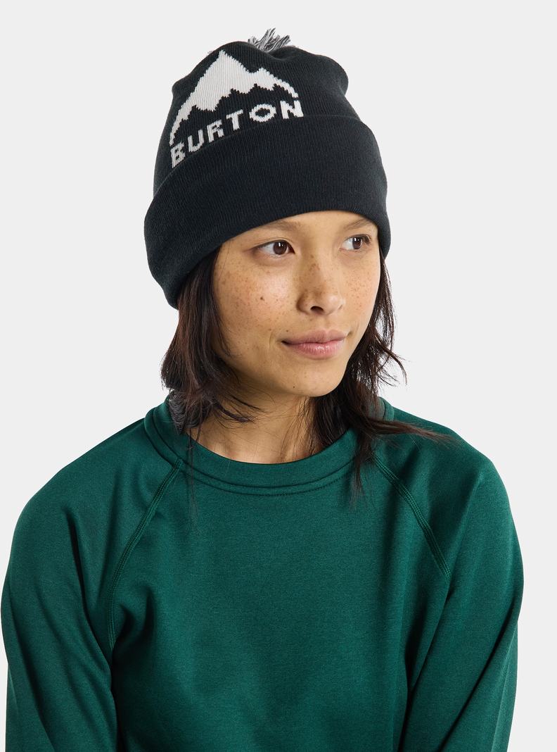 Burton Recycled Trope Čiapky Damske Čierne | 48562-XKJC