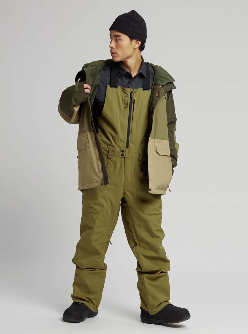Burton Reserve 2L (Kratke) Snowboardove Nohavice Panske Olivovo Zelená | 04756-YAOF