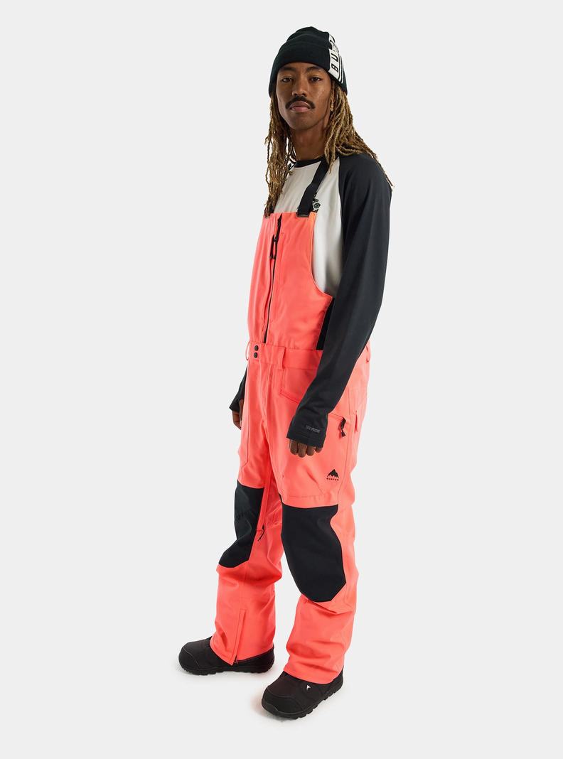 Burton Reserve 2L Snowboardove Nohavice Panske Oranžové Čierne | 80439-OUIM
