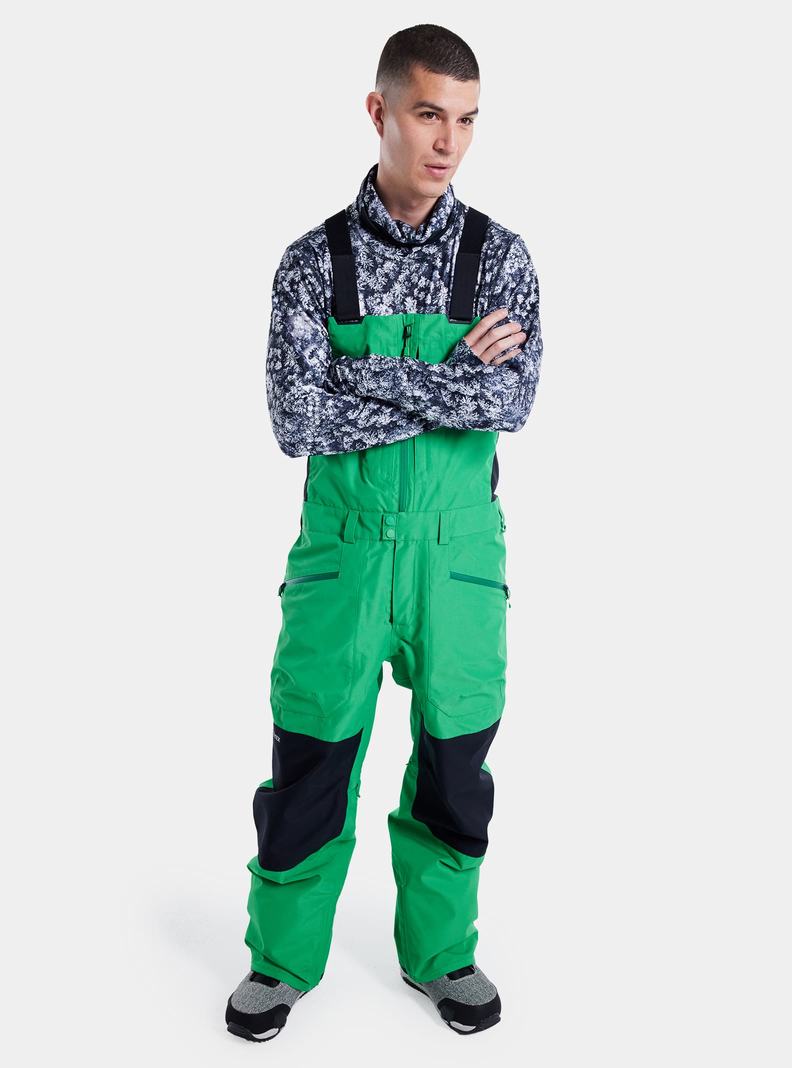 Burton Reserve GORE‑TEX 2L Snowboardove Nohavice Panske Zelene Čierne | 15607-UKBX