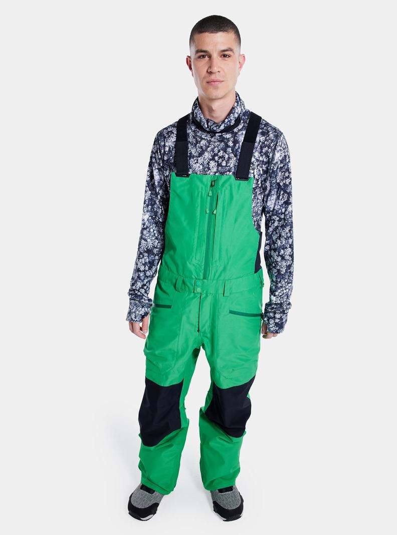 Burton Reserve GORE‑TEX 2L Snowboardove Nohavice Panske Zelene Čierne | 15607-UKBX