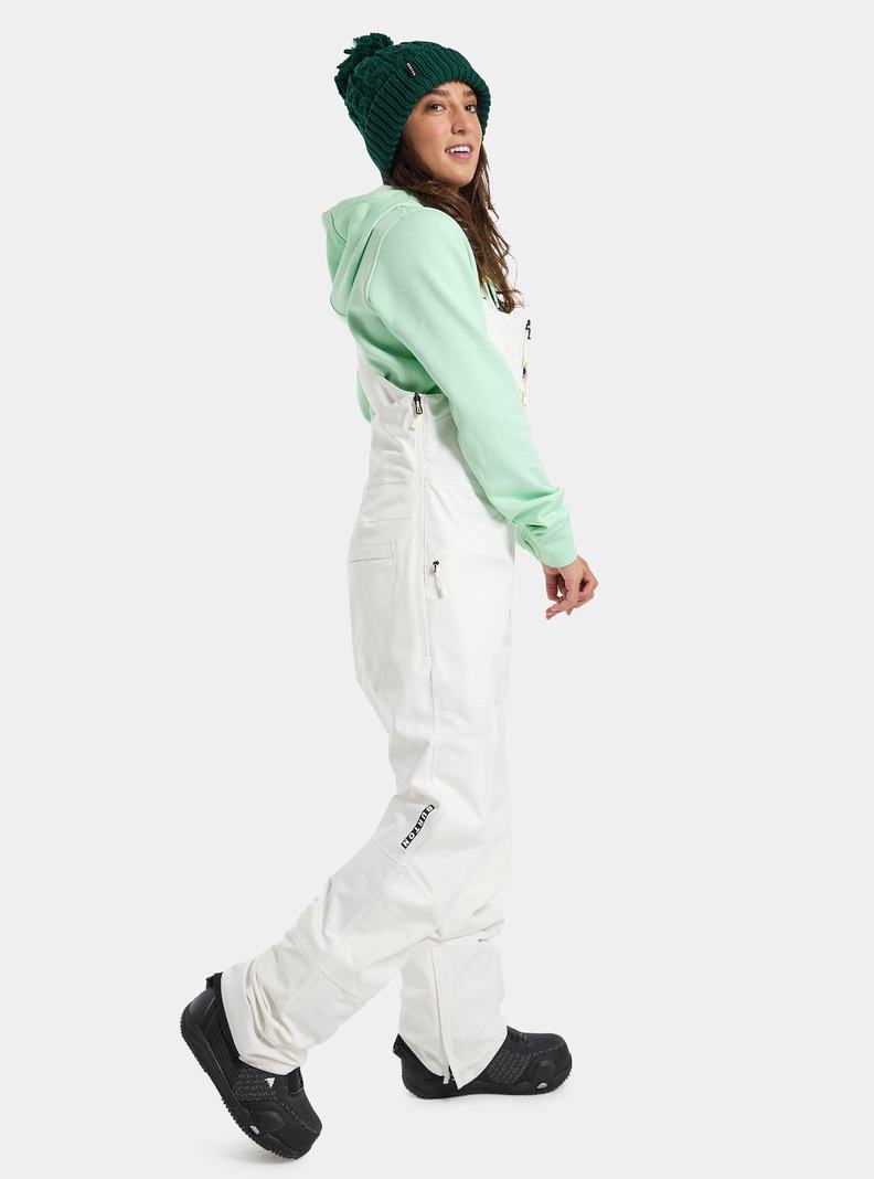 Burton Reserve Stretch 2L Snowboardove Nohavice Damske Biele | 78691-IAVX