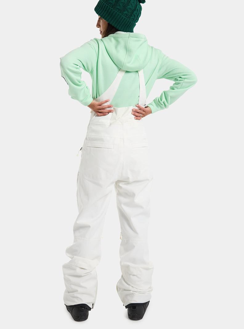 Burton Reserve Stretch 2L Snowboardove Nohavice Damske Biele | 78691-IAVX