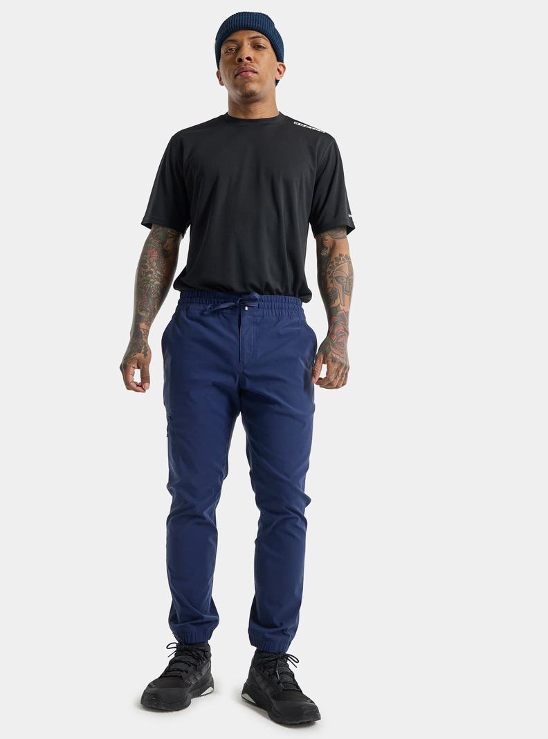 Burton Ridge Jogger Nohavice Panske Modre | 45389-BGRV