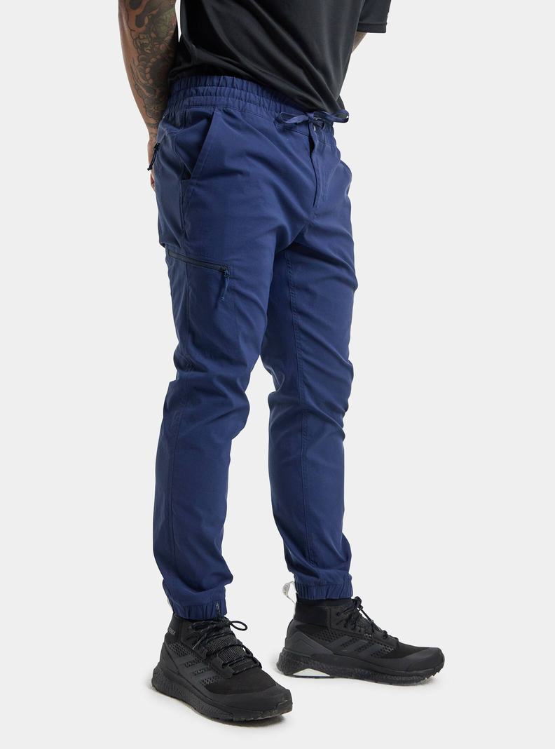 Burton Ridge Jogger Nohavice Panske Modre | 45389-BGRV