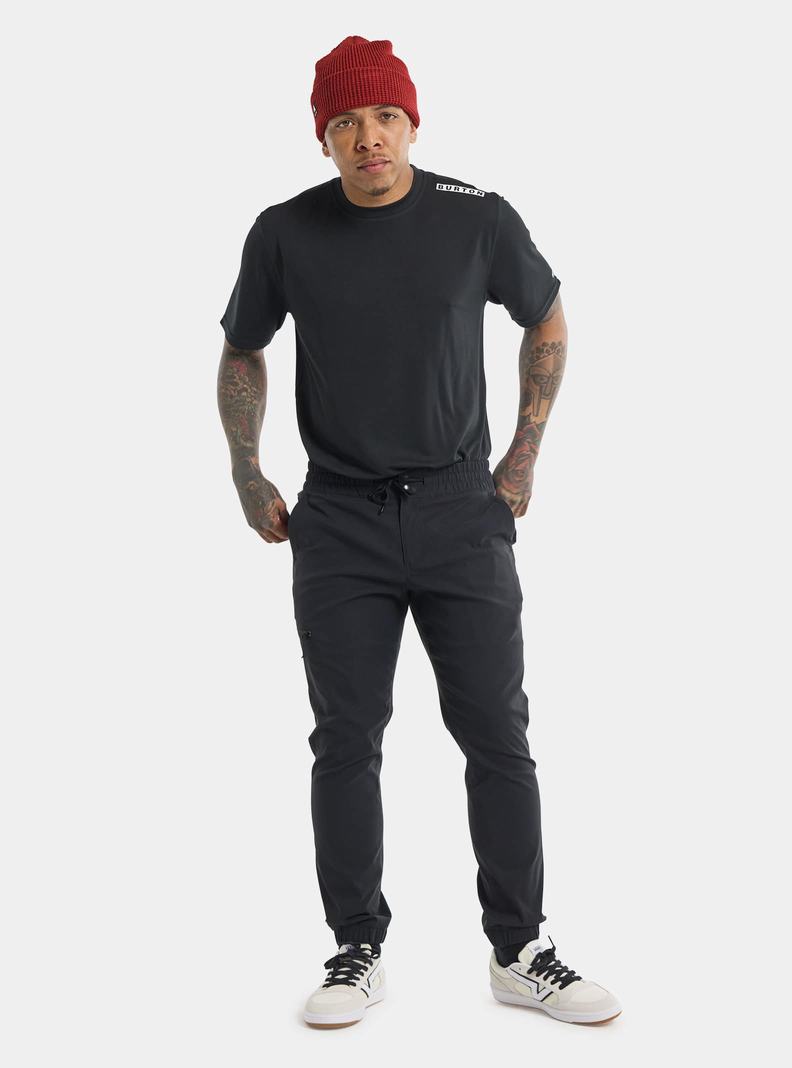 Burton Ridge Jogger Nohavice Panske Čierne | 16730-ZNGP