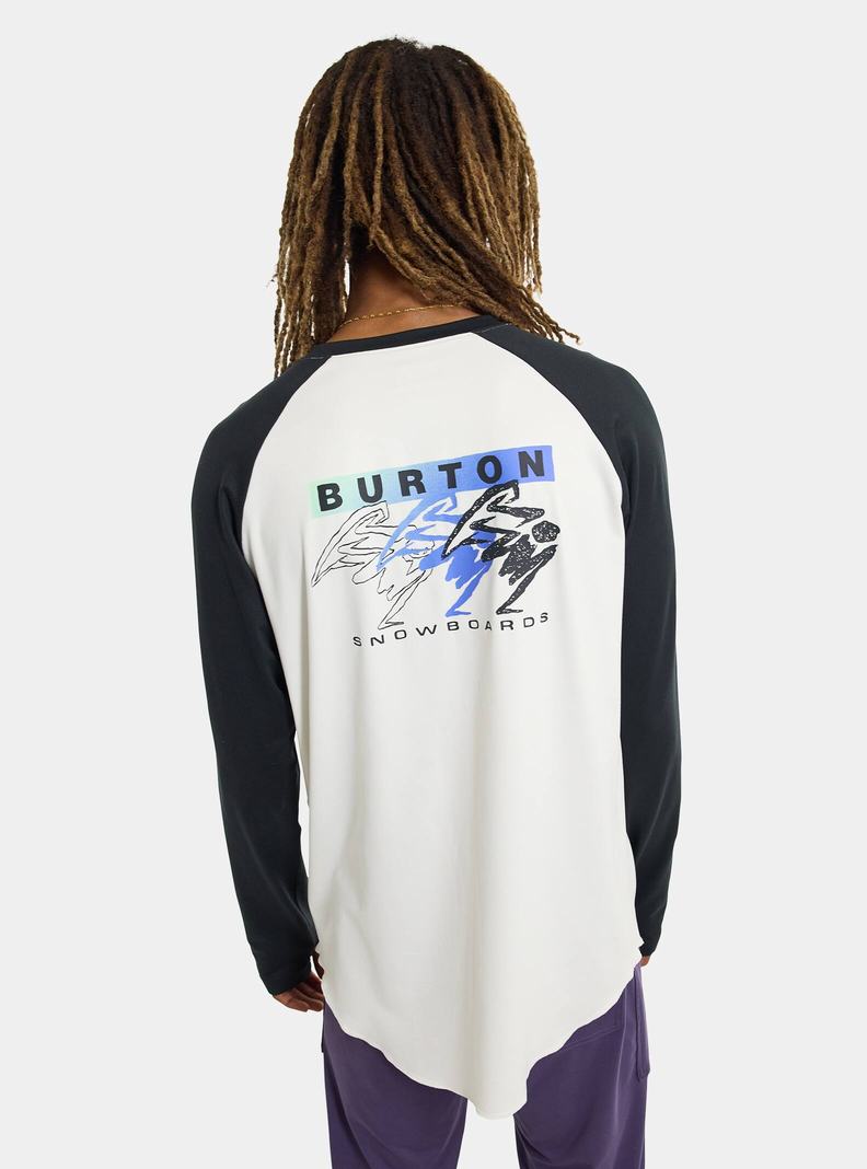 Burton Roadie Termoprádlo Panske Biele Čierne | 38104-EVOX