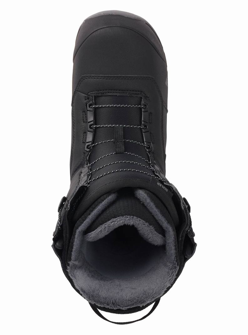 Burton Ruler (Siroke Topanky) Snowboardové Topánky Panske Čierne | 63492-GCYH