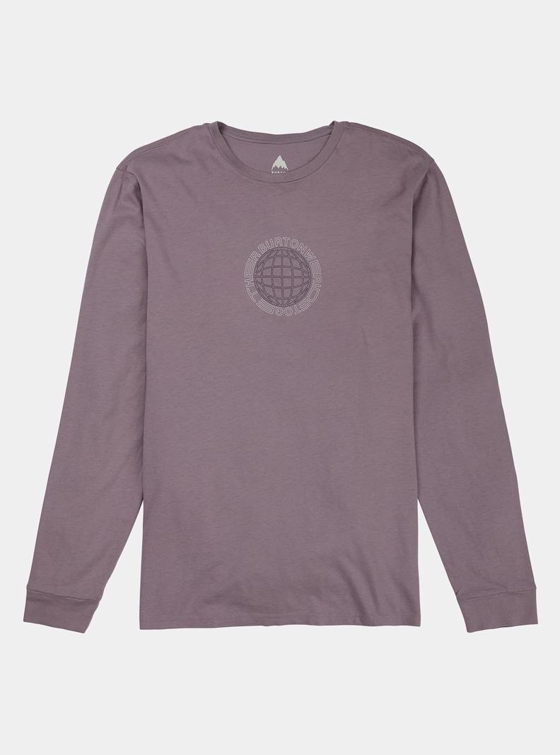 Burton Saugatuck Long Sleeve Tričko Panske Lavendel | 01658-UNIW