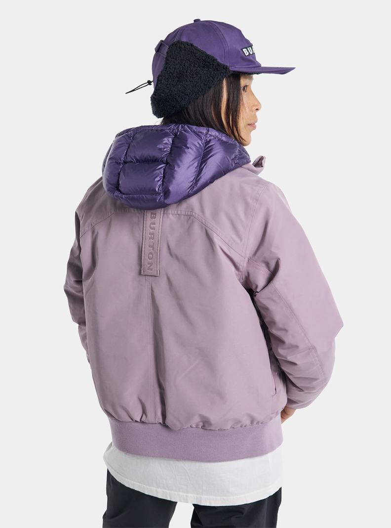 Burton Saxton Bomber Zimní Bunda Damske Lavendel | 39762-DBJE