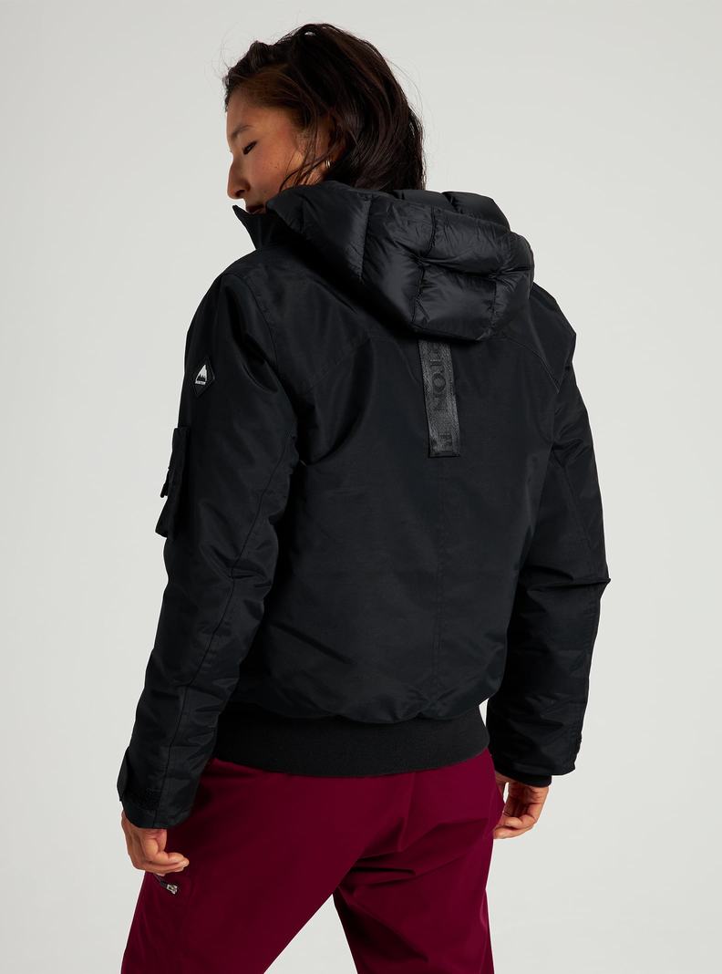 Burton Saxton Bomber Zimní Bunda Damske Čierne | 59768-HPKD