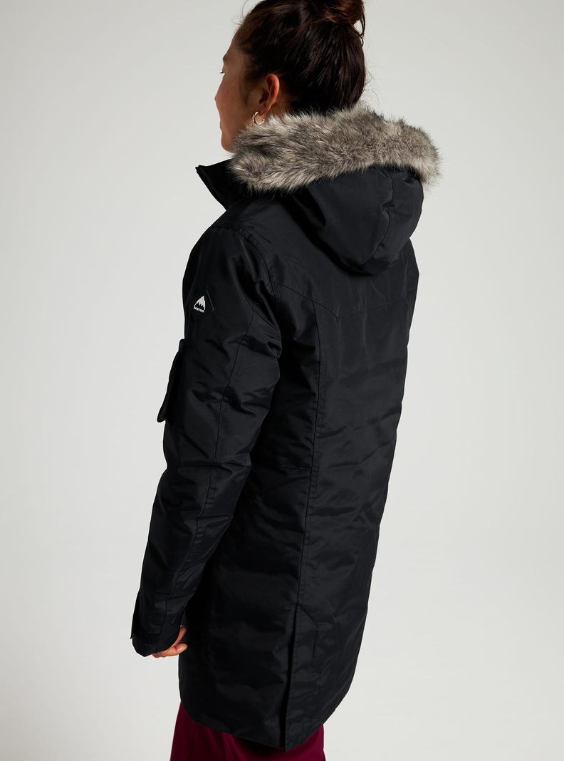 Burton Saxton Parka Zimní Bunda Damske Čierne | 20576-JRPL