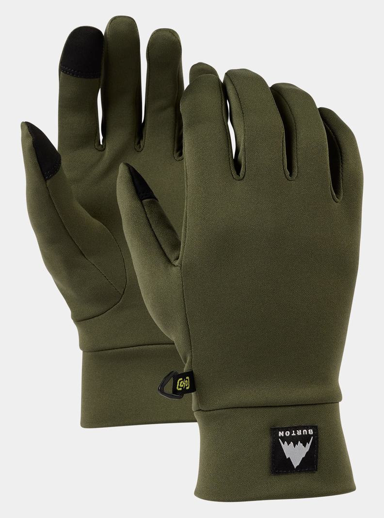 Burton Screen Grab® Glove Liner Rukavice Panske Tmavo Zelene | 73869-QPZJ
