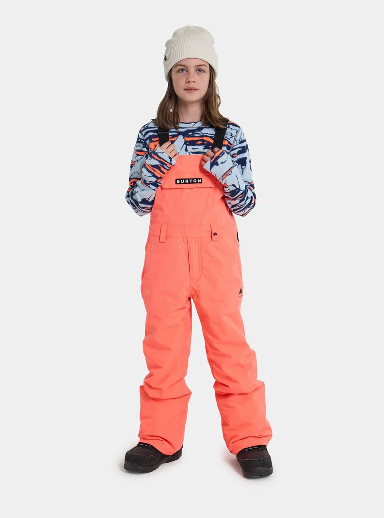 Burton Skylar 2L Snowboardove Nohavice Detske Oranžové | 50468-OITH