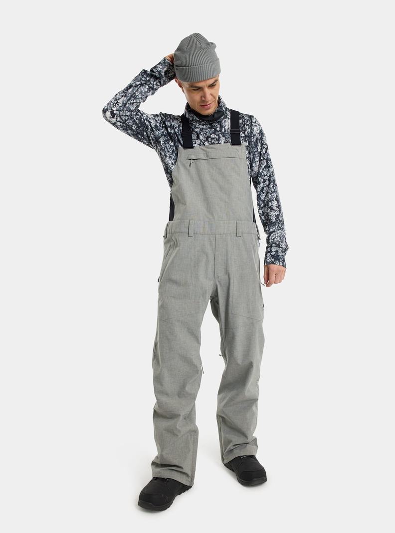 Burton Snowdial Snowboardove Nohavice Panske Siva | 24683-MPFU