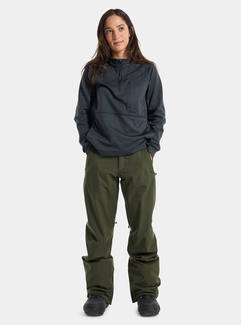 Burton Society 2L (Kratke) Snowboardove Nohavice Damske Tmavo Zelene | 15403-GWXK