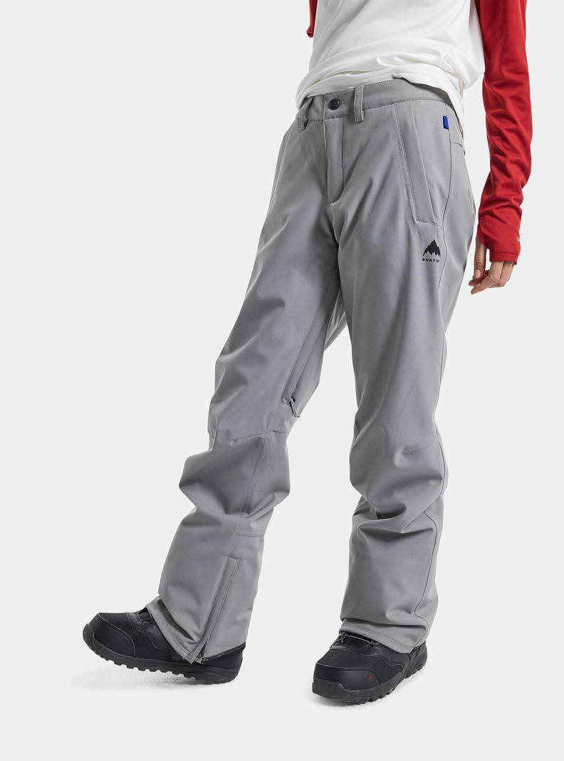 Burton Society 2L (Kratke) Snowboardove Nohavice Damske Siva | 30562-OVDG