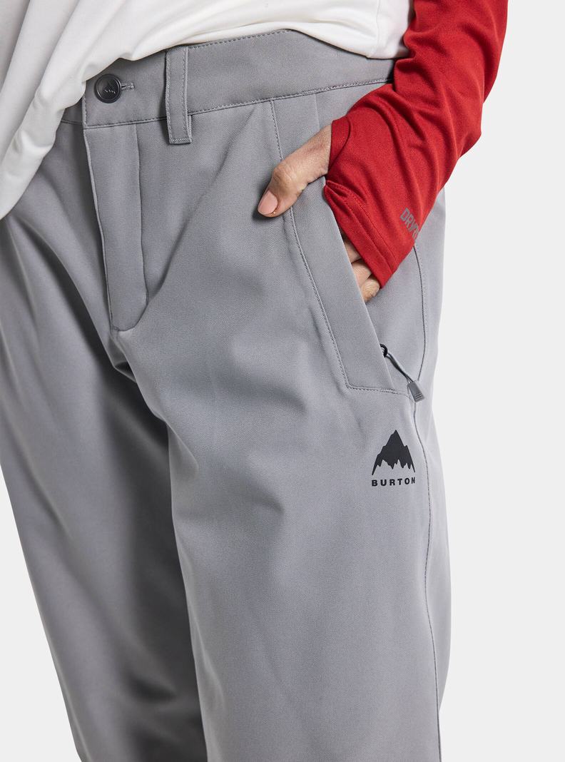 Burton Society 2L (Kratke) Snowboardove Nohavice Damske Siva | 30562-OVDG