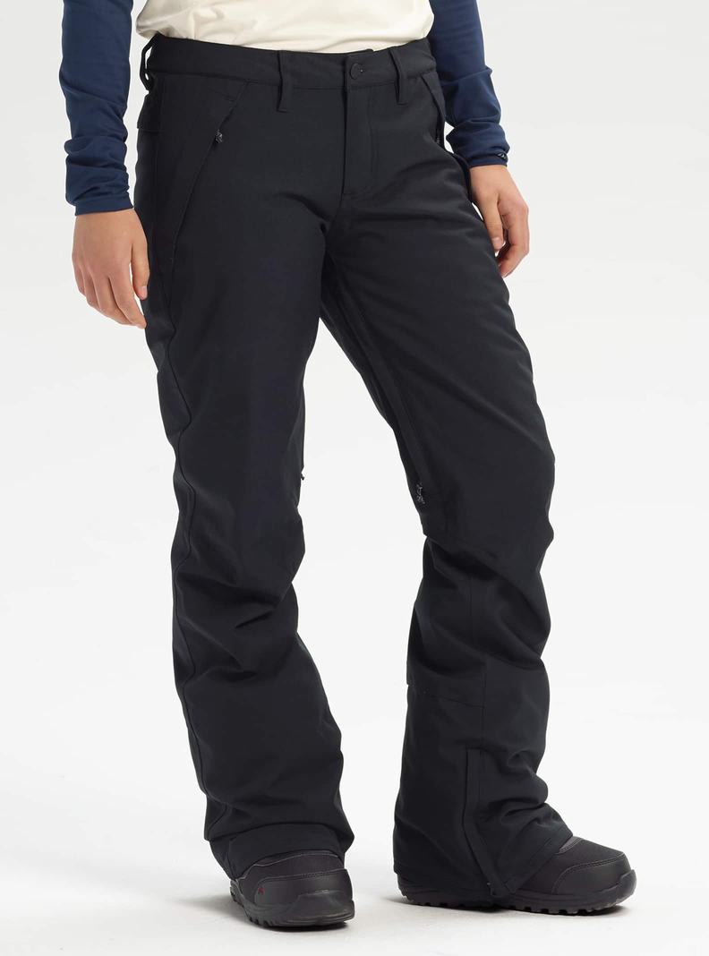 Burton Society - Kratke Snowboardove Nohavice Damske Čierne | 41287-DHTQ