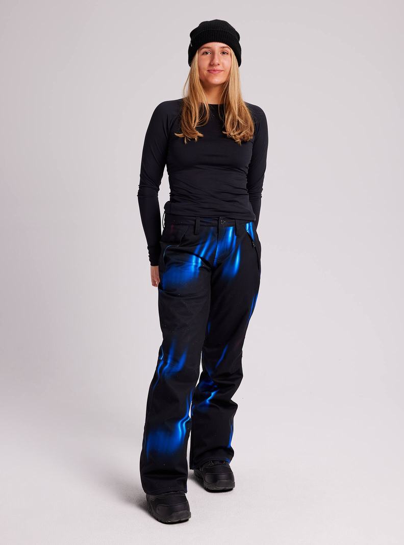 Burton Society Snowboardove Nohavice Damske Čierne Modre | 39087-IEYP