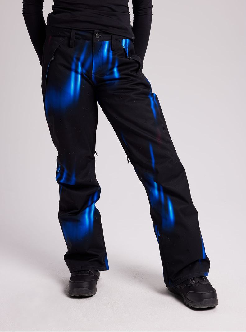 Burton Society Snowboardove Nohavice Damske Čierne Modre | 39087-IEYP