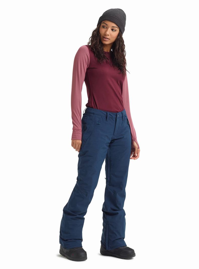 Burton Society Snowboardove Nohavice Damske Modre | 39578-GVRE