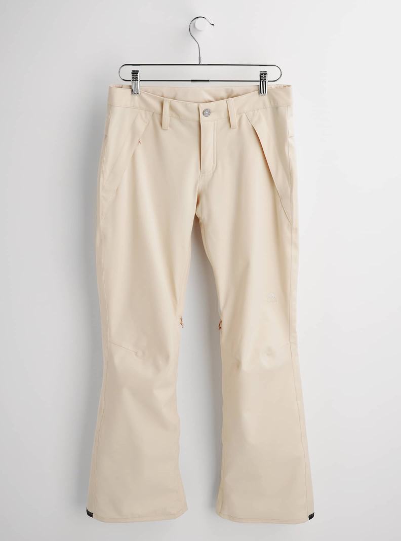 Burton Society - Vysoke Snowboardove Nohavice Damske Béžové | 67938-BKCR