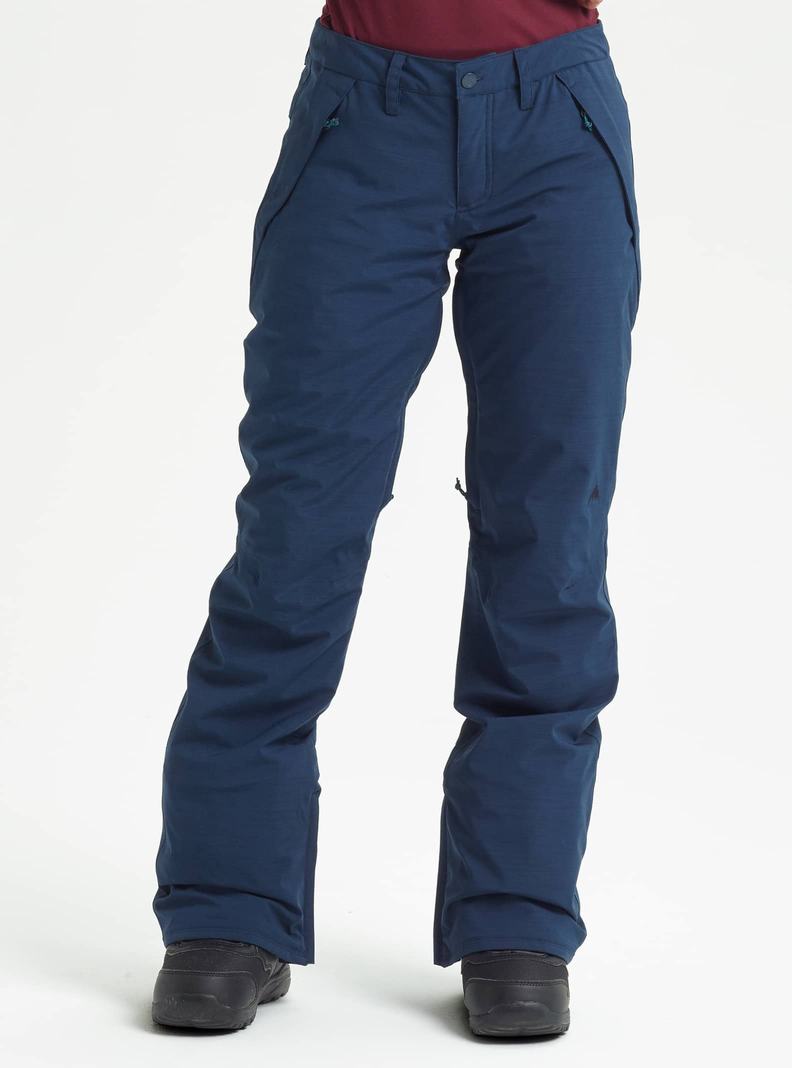 Burton Society - Vysoke Snowboardove Nohavice Damske Modre | 90276-UWJF