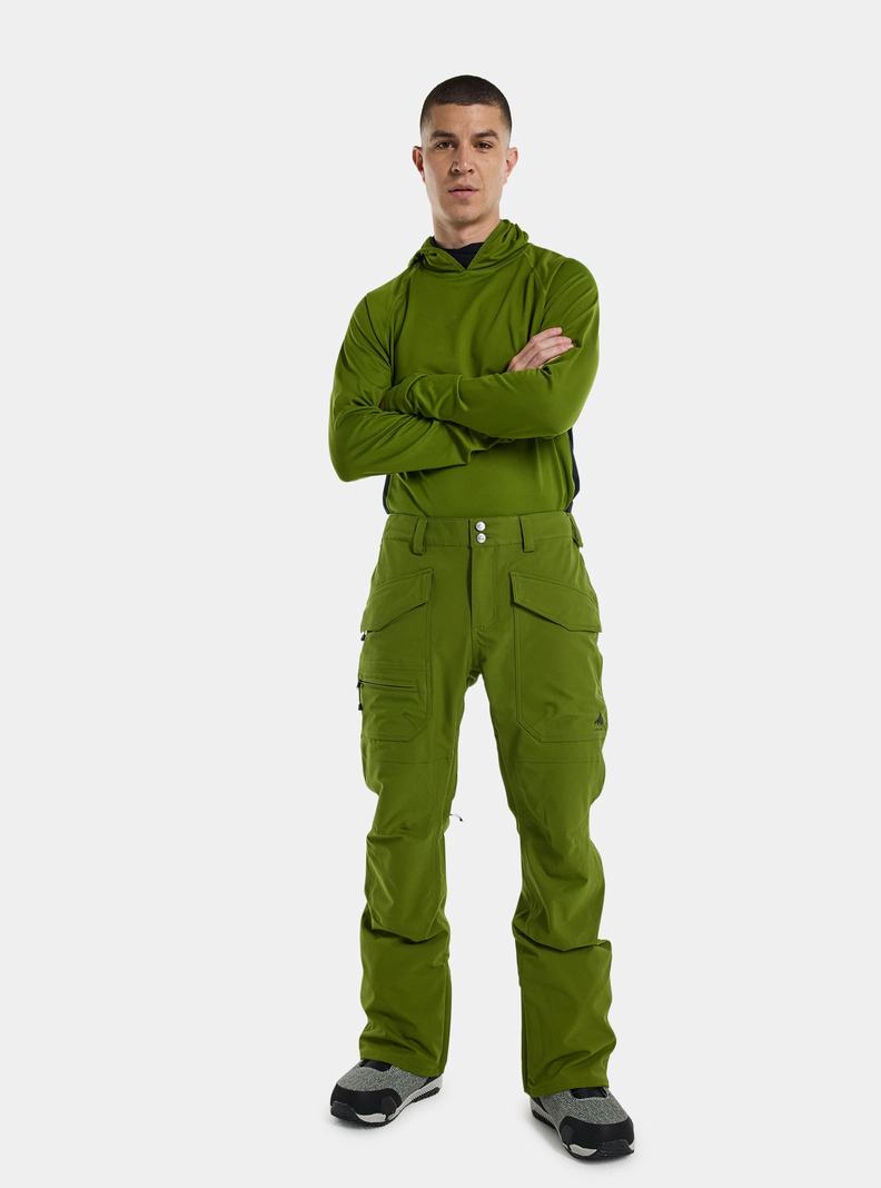 Burton Southside 2L (Slim Fit) Snowboardove Nohavice Panske Zelene | 38052-FPHT