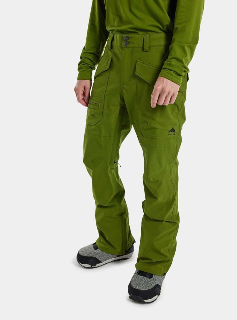 Burton Southside 2L (Slim Fit) Snowboardove Nohavice Panske Zelene | 38052-FPHT