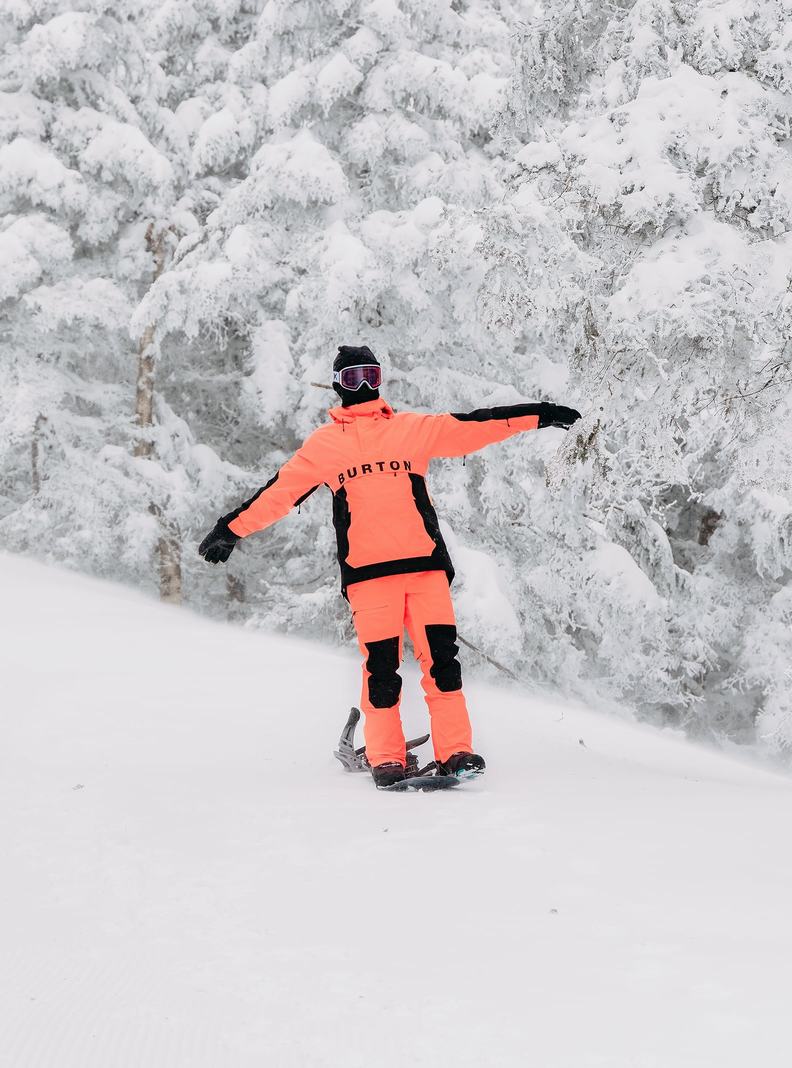 Burton Southside 2L (Slim Fit) Snowboardove Nohavice Panske Oranžové Čierne | 67158-YOFA