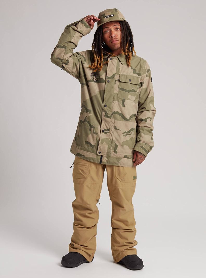 Burton Southside (Regular Fit) Snowboardove Nohavice Panske Hnedožltý | 17249-LXTK