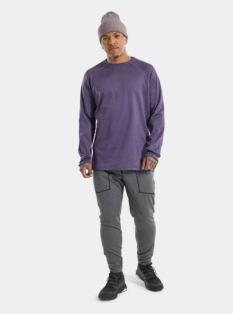 Burton Stockrun Crew Fleece Panske Nachový | 21740-ULZQ