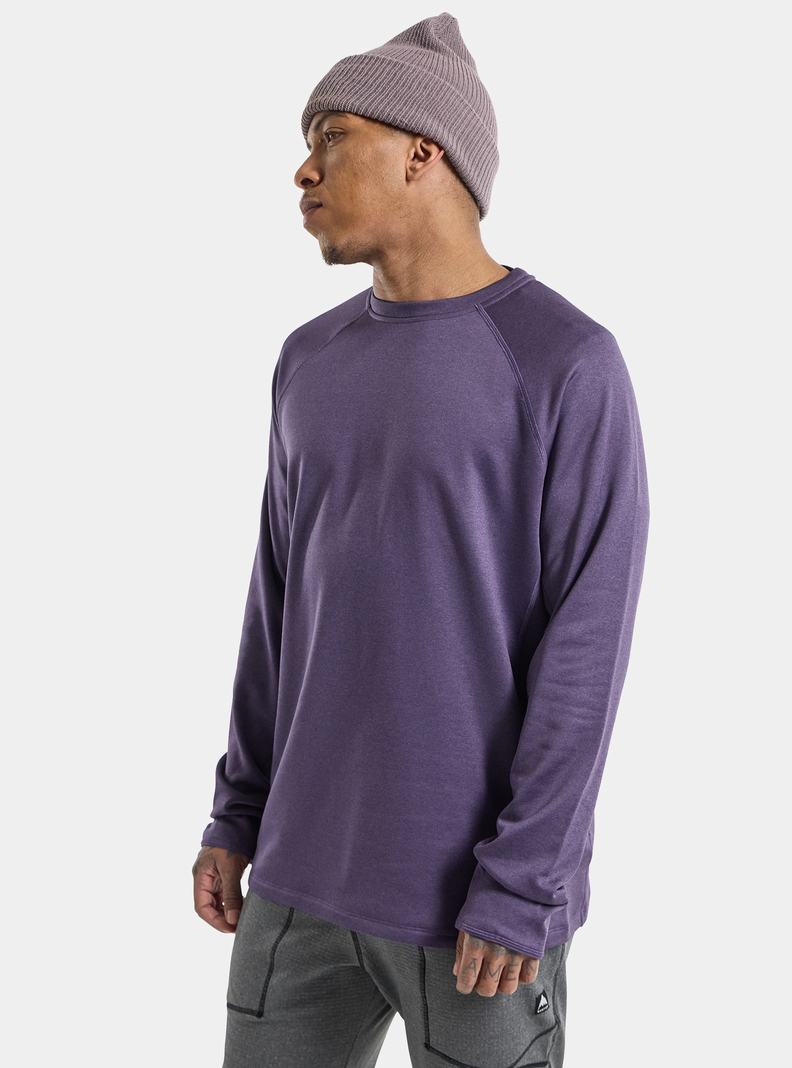 Burton Stockrun Crew Fleece Panske Nachový | 21740-ULZQ