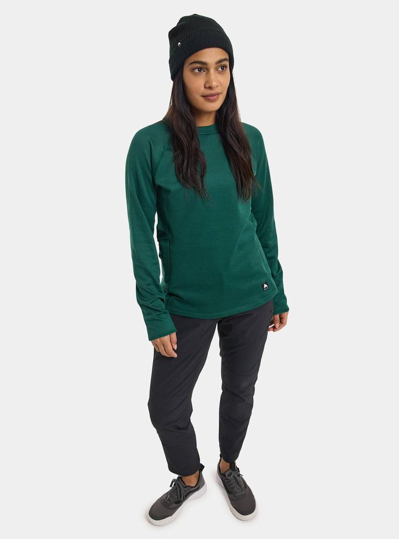 Burton Stockrun Crewneck Fleece Mikina Damske Hnede | 45809-EUBP