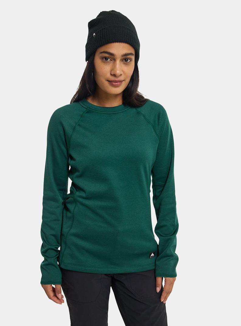 Burton Stockrun Crewneck Fleece Mikina Damske Hnede | 45809-EUBP