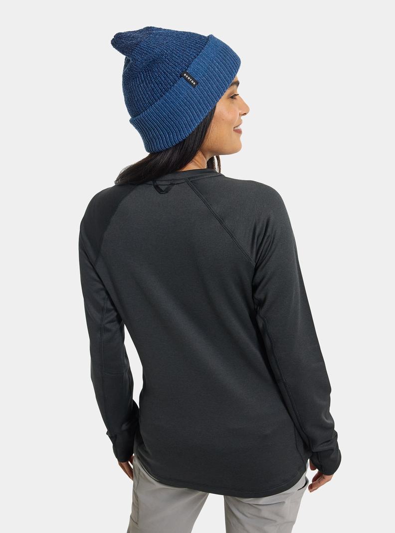 Burton Stockrun Crewneck Fleece Mikina Damske Čierne | 65839-FIHN