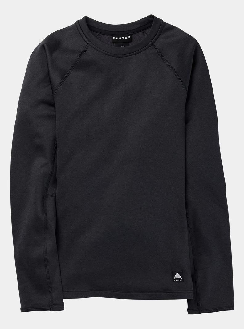 Burton Stockrun Crewneck Fleece Mikina Damske Čierne | 65839-FIHN