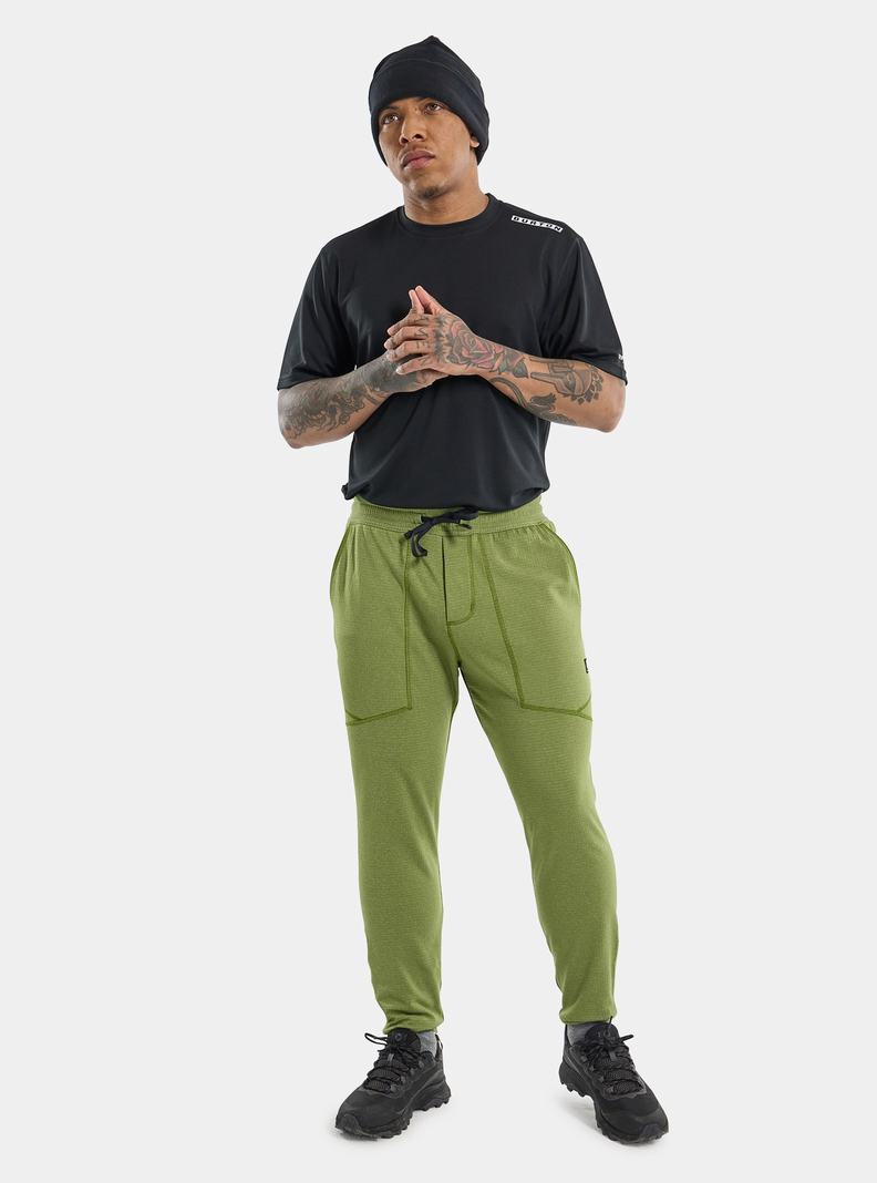 Burton Stockrun Grid Nohavice Panske Zelene | 30765-LVMB