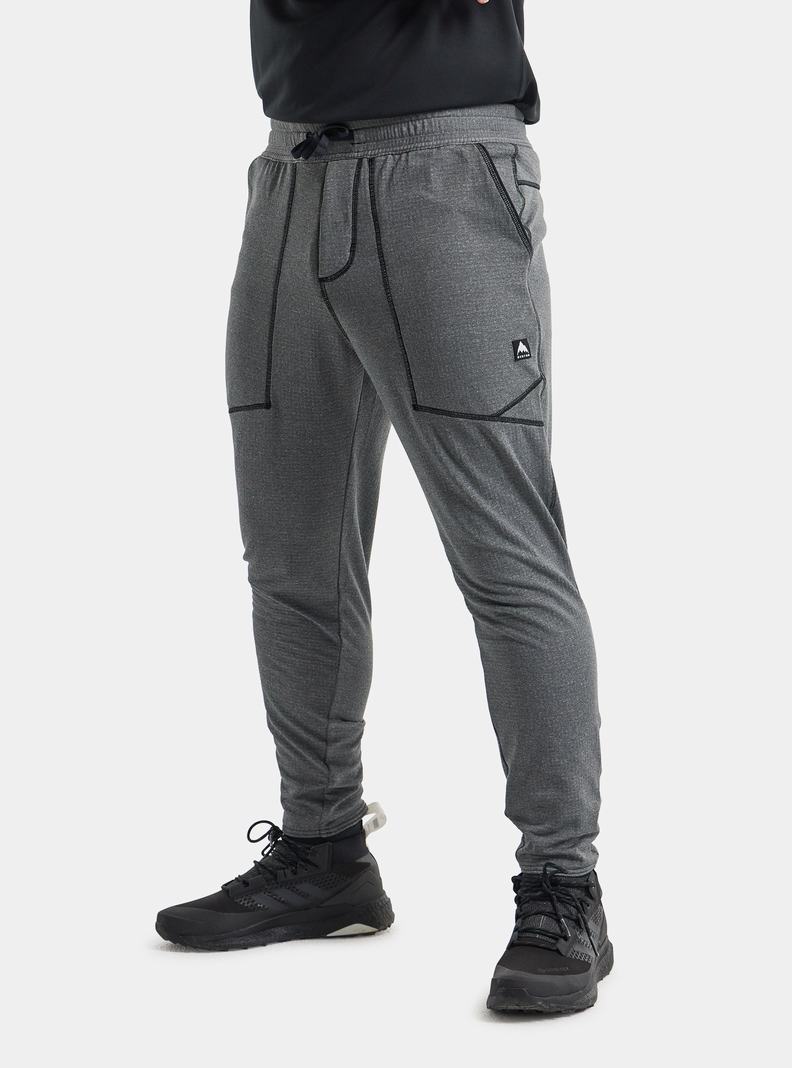 Burton Stockrun Grid Nohavice Panske Čierne | 64738-PHDQ