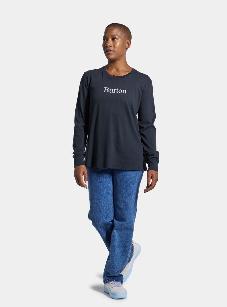 Burton Story Board Long Sleeve Tričko Damske Čierne | 67410-FBGN