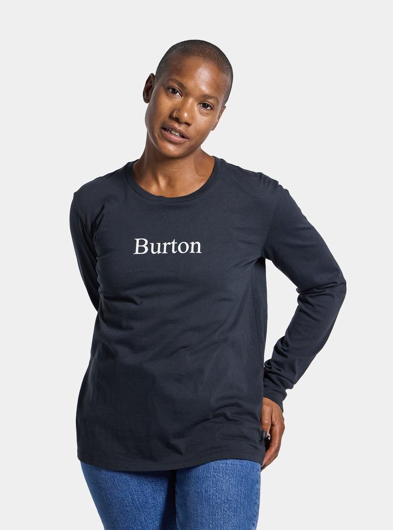 Burton Story Board Long Sleeve Tričko Damske Čierne | 67410-FBGN