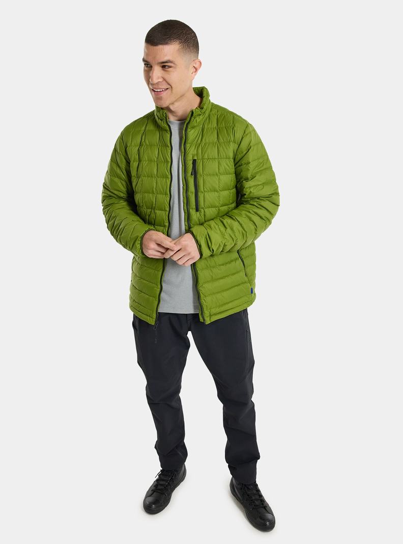 Burton Stredne-Heat Down Zimní Bunda Panske Zelene | 75984-FLEX