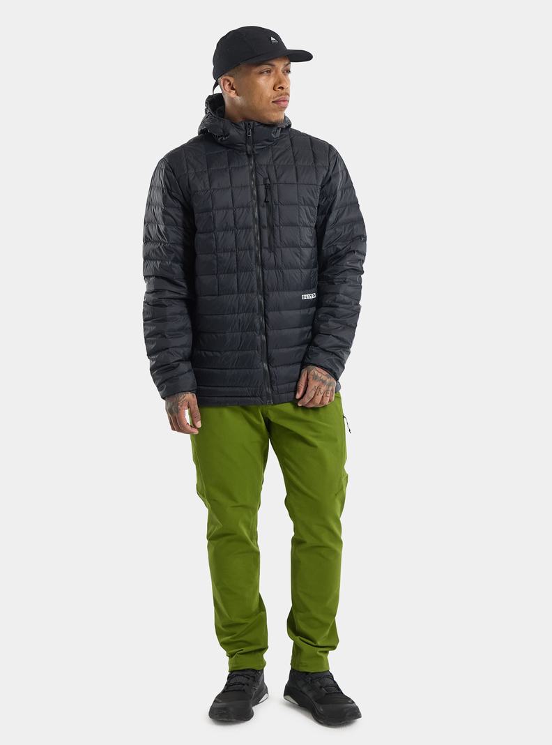 Burton Stredne-Heat S Kapucňou Down Insulated Zimní Bunda Panske Čierne | 08714-ABXC
