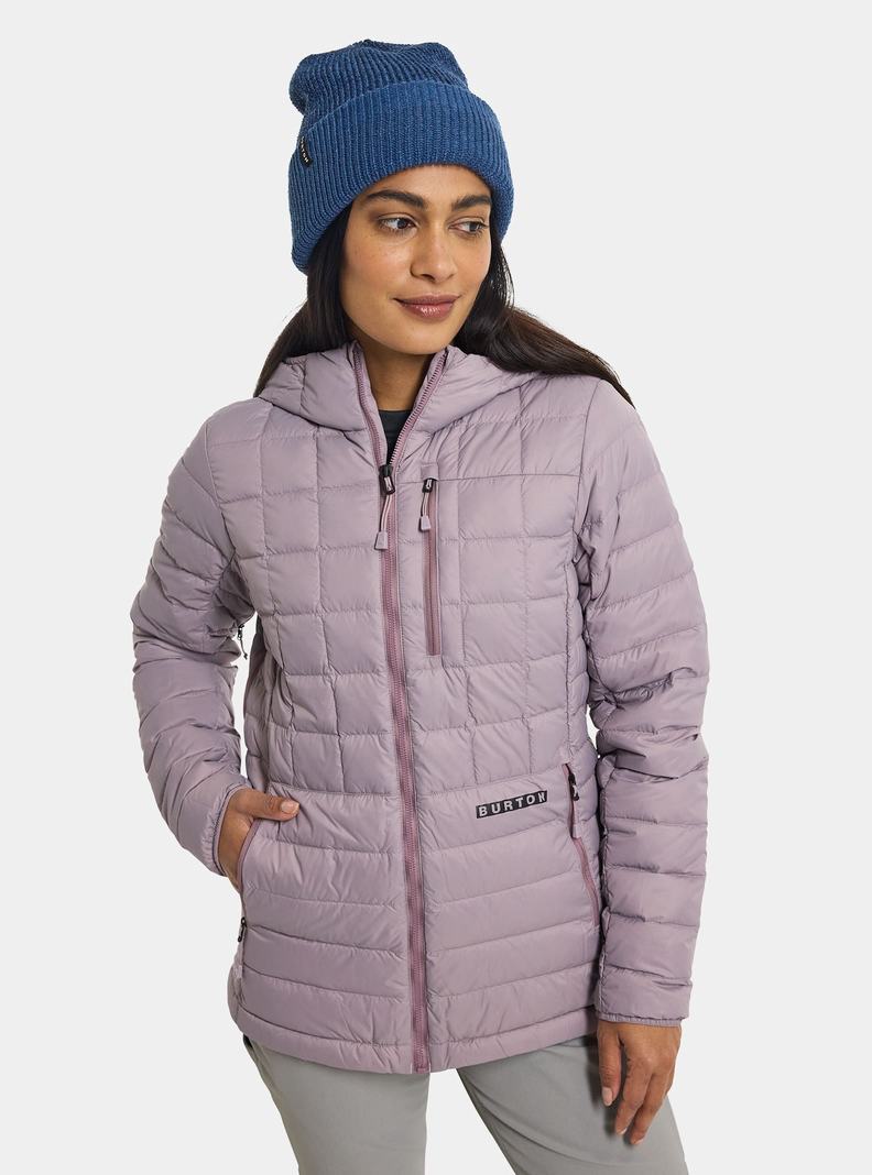 Burton Stredne-Heat S Kapucňou Down Insulated Zimní Bunda Damske Lavendel | 45968-NYUG