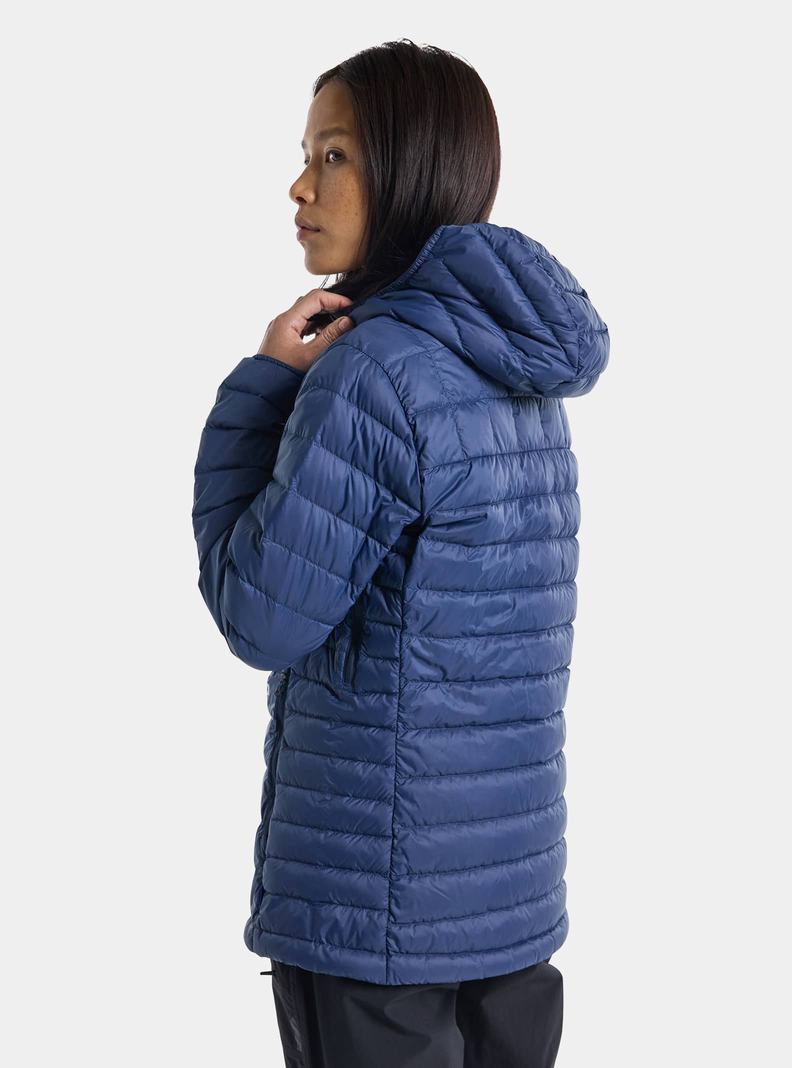 Burton Stredne-Heat S Kapucňou Down Insulated Zimní Bunda Damske Modre | 76329-DOSE