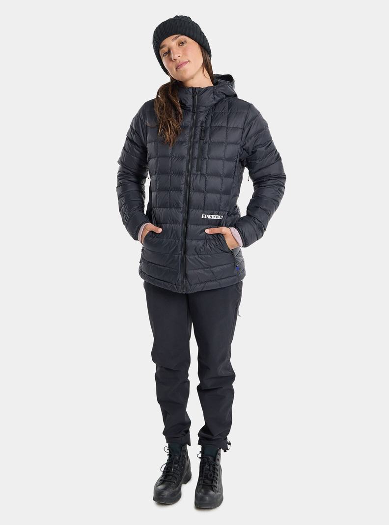 Burton Stredne-Heat S Kapucňou Down Insulated Zimní Bunda Damske Čierne | 78093-UEGH